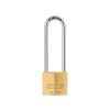 Abus 65/30HB60 30mm Brass Padlock 60mm Long Shackle Keyed KA6304