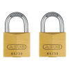 65/30 30mm Brass Padlock Twin Carded