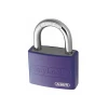 T65AL/40 40mm My Lock Aluminium Padlock Violet Body 50023