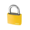 T65AL/40 40mm My Lock Aluminium Padlock Yellow Body 50032