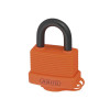 70AL/45 45mm Aluminium Padlock Orange Keyed 6401