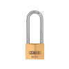85/40 40mm HB63 Brass Padlock 63mm Long Shackle Carded