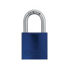 72/40 40mm Aluminium Padlock Blue Keyed Alike TT60121
