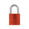 72/40 40mm Aluminium Padlock Orange Keyed TT02767