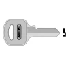 55/60 60mm Key Blank