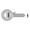 65/15 Right Hand Key Blank 09328