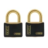 T84MB/40 40mm Black Nautic Rustproof Padlock Twin Pack Carded