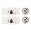 Abus 141/200 Diskus&Acirc;&reg; Integral Van Lock White & 26/70mm Diskus&Acirc;&reg; Padlock Twin Pack