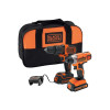 Black & Decker BCK25S2S Twin Kit 18V 2 x 1.5Ah Li-ion