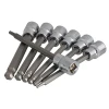 Blue Spot Tools Extra Long 3/8in Square Drive Hex Ball Bit Sockets 7 Piece