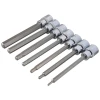 Blue Spot Tools Extra Long 3/8in Square Drive Hex Bit Sockets 7Piece