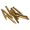 Blue Spot Tools Titanium Coated Screwdriver Bits PZ2 50mm Pack of 10