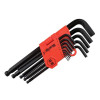 Blue Spot Tools Long Arm Ball End Hexagon Key Set of 13 Metric (1.27-10mm)
