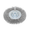 Bluespot Flat Steel Wire Wheel Brush 75mm x 6mm Arbor