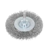 Bluespot Flat Steel Wire Wheel Brush 75mm x 6mm Arbor