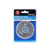 Bluespot Flat Steel Wire Wheel Brush 75mm x 6mm Arbor