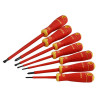 Bahco BAHCOFIT Insulated Screwdriver Set of 7 Slotted / Phillips