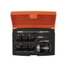Bahco Stubby Ratchet Screwdriver Set, 22 Piece