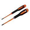 Bahco Insulated ERGOâ„¢ SLIM Combi Screwdriver Twin Pack