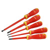 Bahco BAHCOFIT Insulated Scewdriver Set of 5 Slotted / Pozi