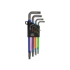 Bahco C1997LM/9P Metric Long Ball End Coloured Hex L-Key Set, 9 Piece