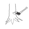 Bahco Felling Axe Fibreglass Handle FFSS 1.5-900FG