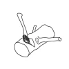 Bahco Camping Hatchet HUS 1.0-650 1400g