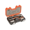 Bahco S330 Socket Set 34 Piece 1/4in & 3/8in Drive