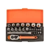 Bahco SL25 Socket Set 25 Piece 1/4in Drive