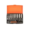 Bahco SL25L Socket Set of 37 Metric 1/4in Deep Drive