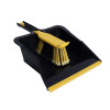 Bulldozer Heavy-duty Dustpan and Brush Set