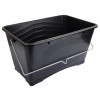 BLACK PLASTIC SCUTTLE 355mm - 14"