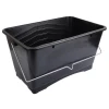 BLACK PLASTIC SCUTTLE 355mm - 14" 