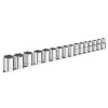 Britool Socket Set of 16 Metric 1/2in Drive