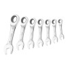 Britool Expert Stubby Ratchet Spanner Set 7 Piece Metric