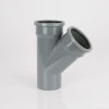 135&Acirc;&ordm; Double Socket Branch 110mm Black