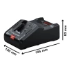 Bosch GAL 18V-160 C Professional Fast Charger 240V