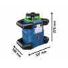 Bosch GRL 650 CHVG Professional Rotation Laser Set, 4 Piece