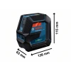 Bosch GLL 2-15 G Professional Line Laser + Universal Mount & Clamp