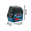 Bosch GCL 2-50 Professional Combi Laser + LR 6 Receiver