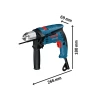 Bosch GSB 13 RE 13mm Keyless Chuck Impact Drill 600W 110V