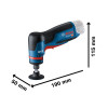 Bosch GWG 12V-50 S Professional Rotary Grinder 12V Bare Unit