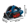 Bosch GKT 18V-52 GC Professional BITURBO Plunge Saw 18V Bare Unit