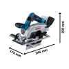Bosch GKS 18V-57-2 L Professional Circular Saw 18V Bare Unit