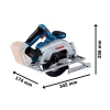 Bosch GKS 18V-57-2 Professional Circular Saw 18V Bare Unit