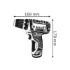 Bosch GSR 12V-15 Professional Drill Driver 12V Bare Unit