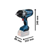 Bosch GDS 18V-1000 Professional BITURBO Impact Wrench 18V Bare Unit