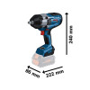 Bosch GDS 18V-1000 Pro BITURBO 1/2in Impact Wrench 18V 2 x 5.5Ah ProCORE18V Li-ion