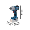 Bosch GDS 18V-450 HC Professional 1/2in Impact Wrench 18V Bare Unit
