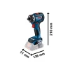 Bosch GSR 18V-90 FC Pro FlexiClick Drill Driver + 3 Attachments in Case 18V Bare Unit